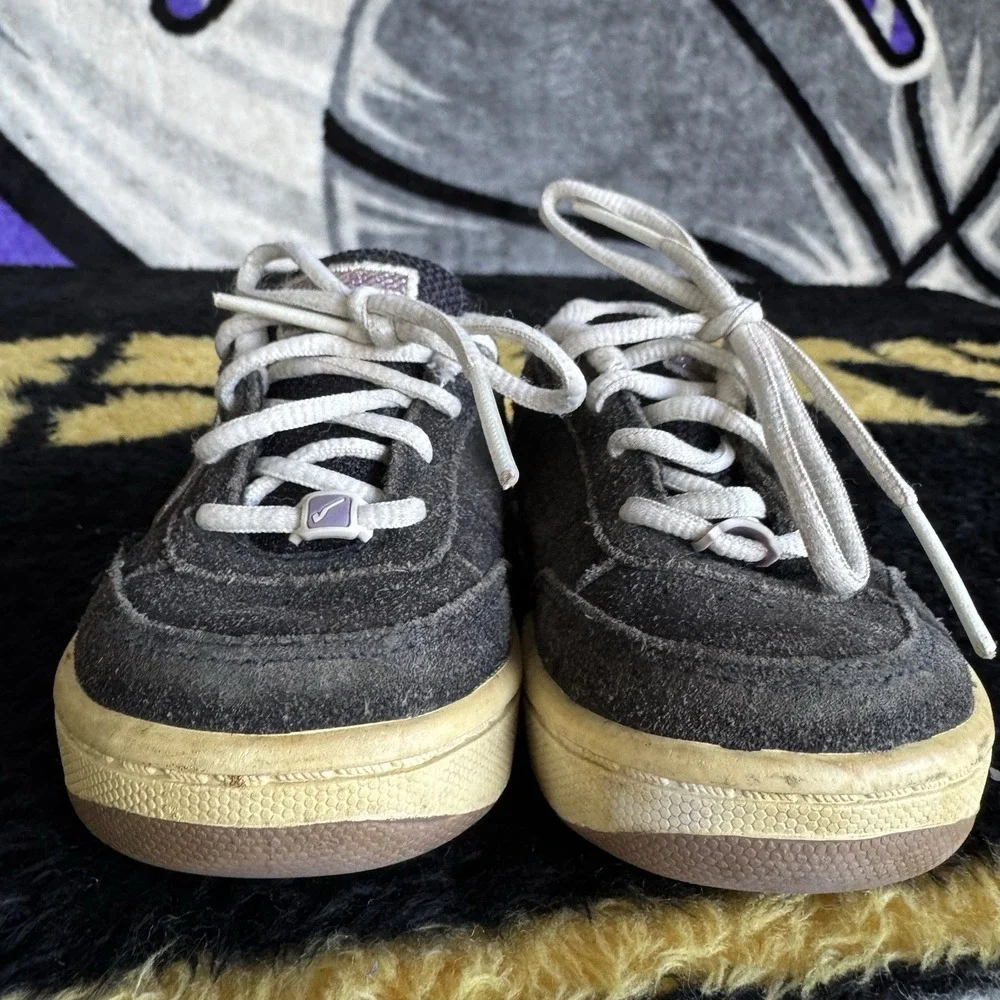 Size 5.5c - Vans Shoes Baby Sneakers Hudson II Skateboarding Puffy Leather Y2k